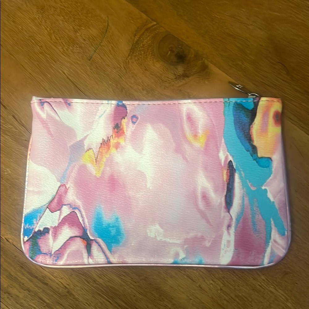 Abstract Pink Cosmetic Bag